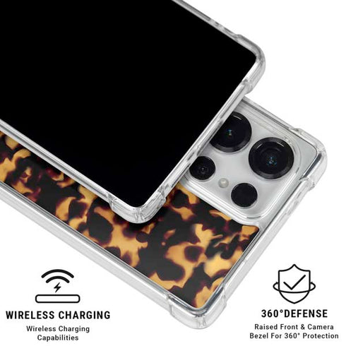 Tortoise Shell Galaxy S25 Ultra Clear Case
